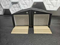 Two-Car Garage Model — Display Diorama (8×6×4)