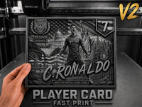 Cristiano Ronaldo Trading Card — V2 Collector Print