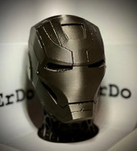 Hero Helmet Headphone Stand — Armoured Mask Bust