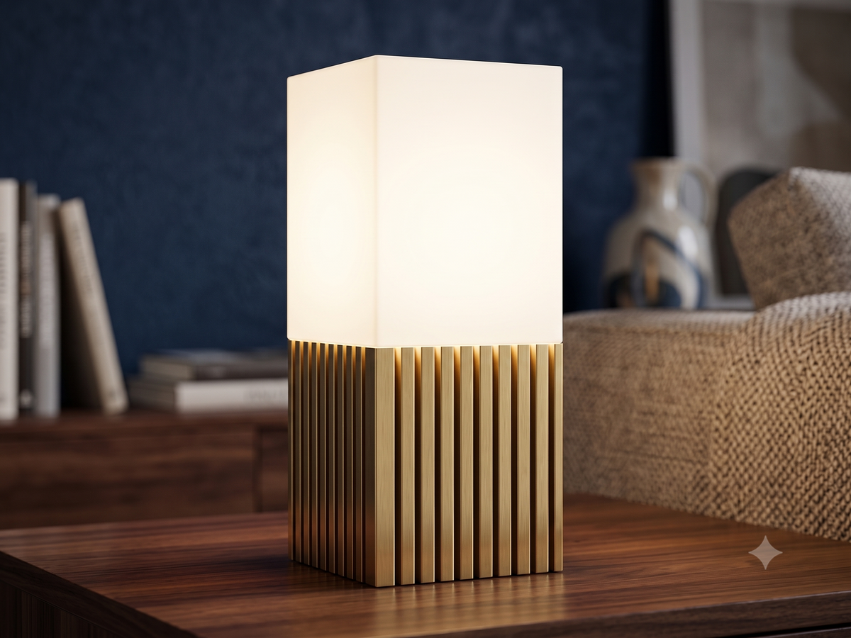 Smart-Bulb Table Lamp — Hue-Compatible (E27)