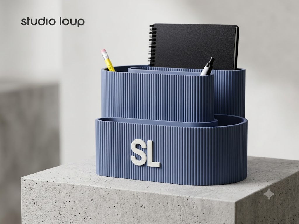 Interlocking Modular Desk Organiser