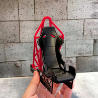 Racing-Seat Phone Holder — Bucket-Seat Cradle