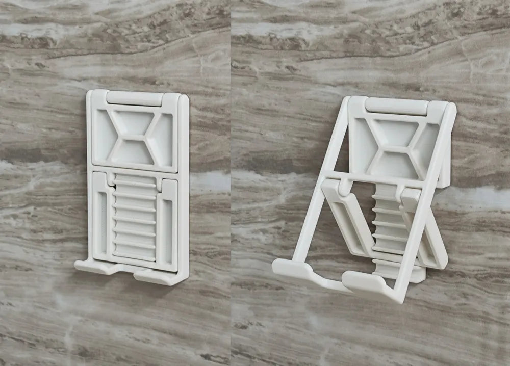 Wall-Mount Phone Holder — Charge & Dock
