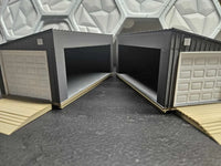 Two-Car Garage Model — Display Diorama (8×6×4)