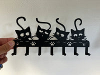 Cat Wall Key Holder — Tail-Hook