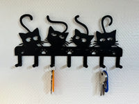 Cat Wall Key Holder — Tail-Hook