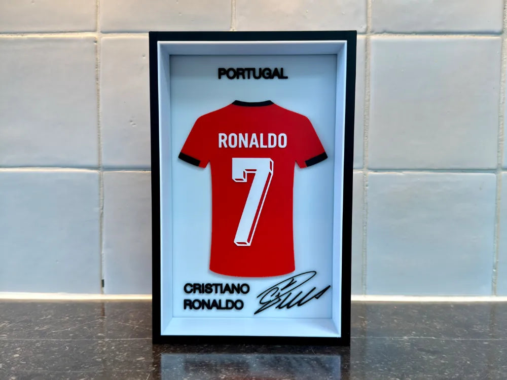 Cristiano Ronaldo — Portugal Jersey Frame