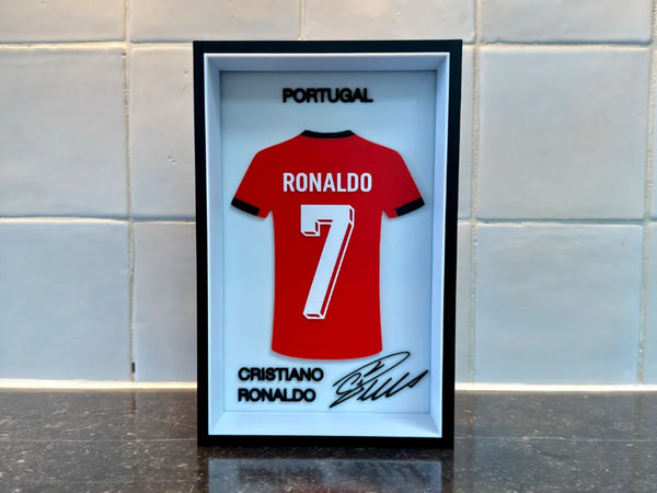 Cristiano Ronaldo — Portugal Jersey Frame