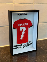 Cristiano Ronaldo — Portugal Jersey Frame