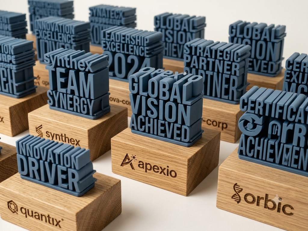 Custom 3D-Printed Trophies — Designed for You