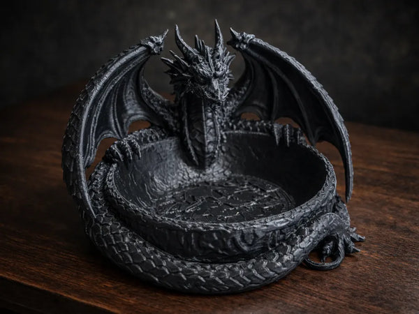 Dragon Bowl — Sculptural Mini Catchall (4-inch)