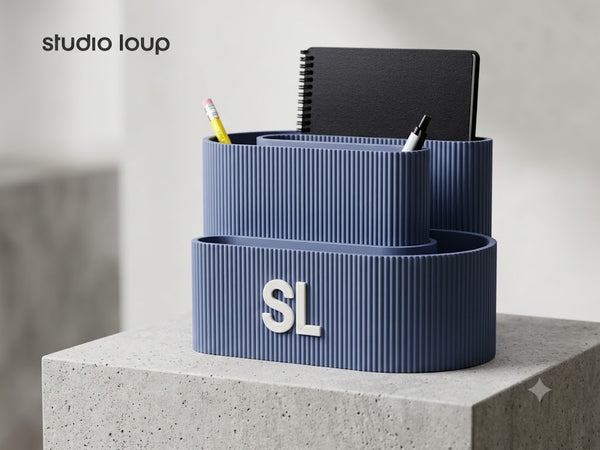 Interlocking Modular Desk Organiser