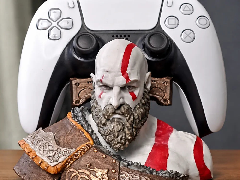 War-God Controller Holder — PS5 (Paint-Ready White)