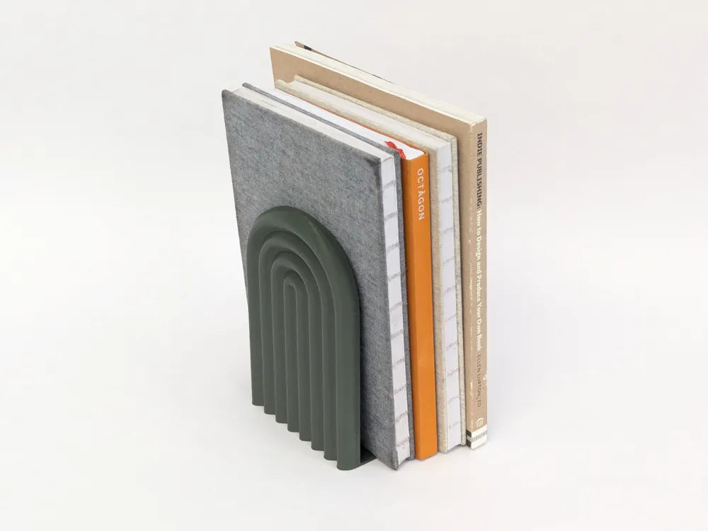 Modern Arch Bookend — Architectural Silhouette