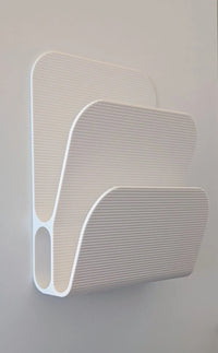Modern Wall Letter Holder with Pen Slot