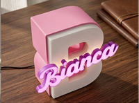 Bianca — 3D Name Plate with LED Backlight
