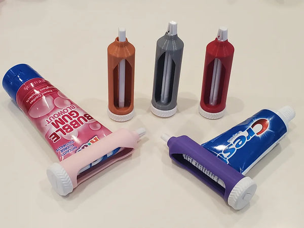 Ratcheting Toothpaste Squeezer — Last-Drop Saver