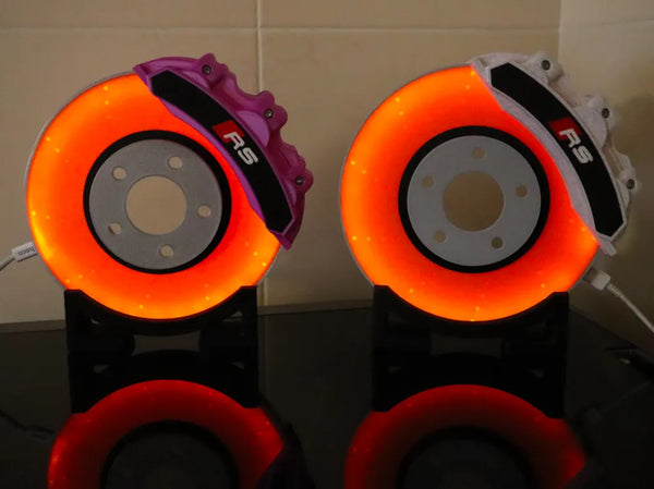 Brake-Disc Desk Lamp — RS6 Inspired