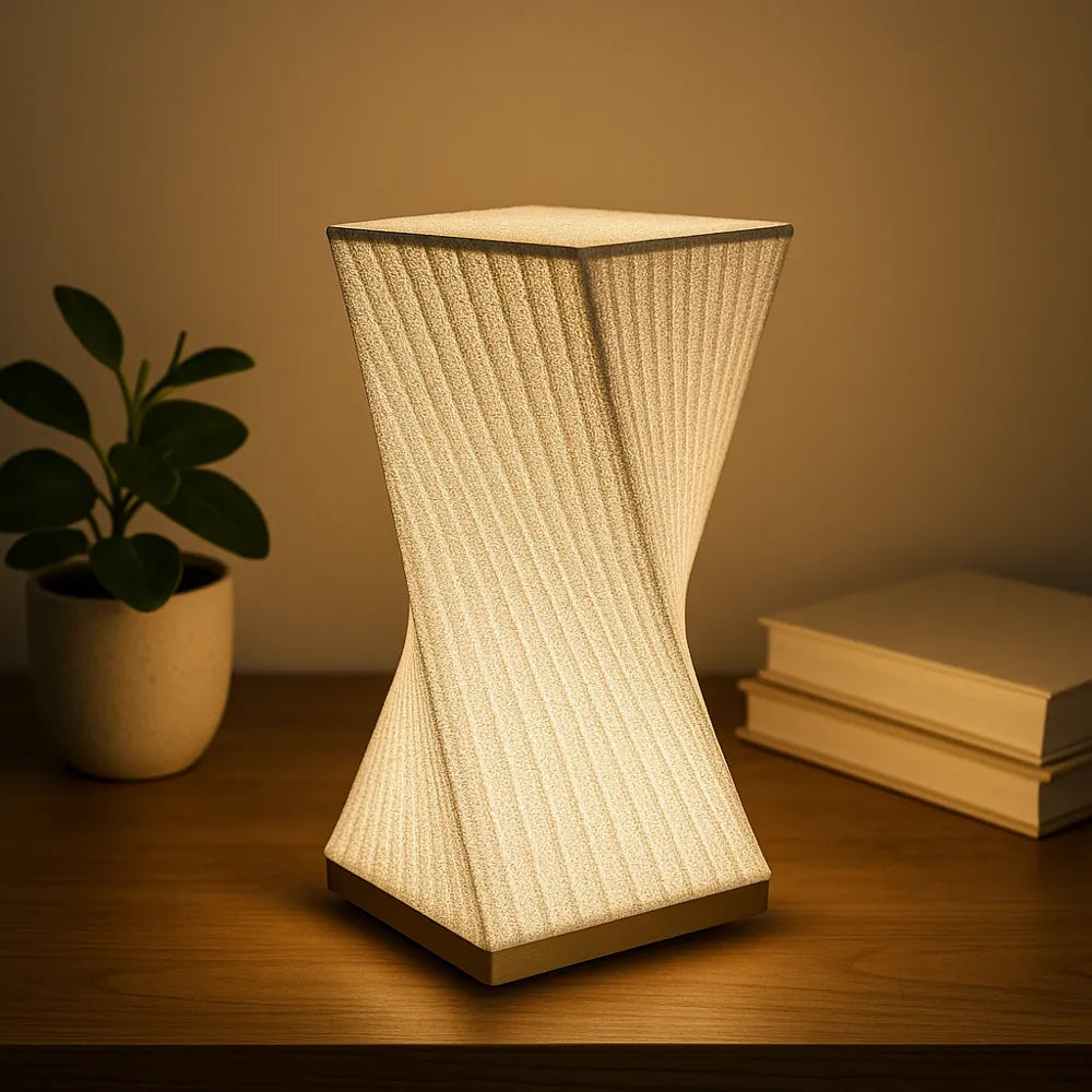 Twister Lamp — Spiral Sculpture Light (USB)