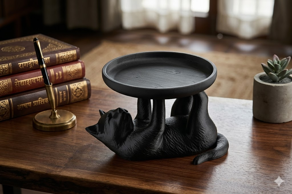 Cat Jewelry Tray — Playful Vanity Organiser