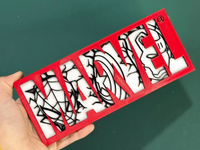 Hero Wall Sign — Fan-Art Logo Block