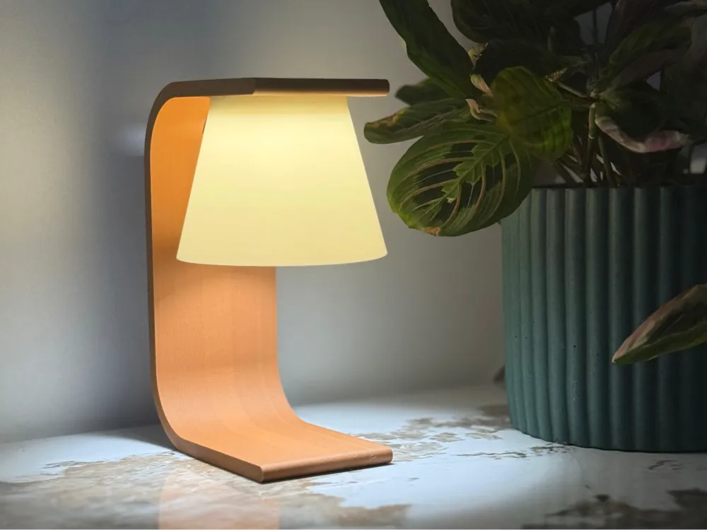 Modern Mood Lamp — Architectural Curve