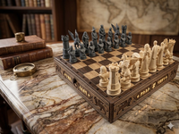 Wizarding Fantasy Chess Set — Hand-Printed